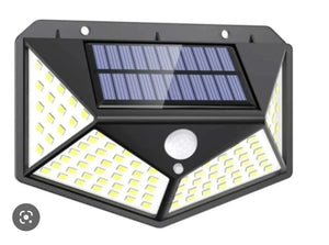 Lámpara solar LED con sensor de movimiento