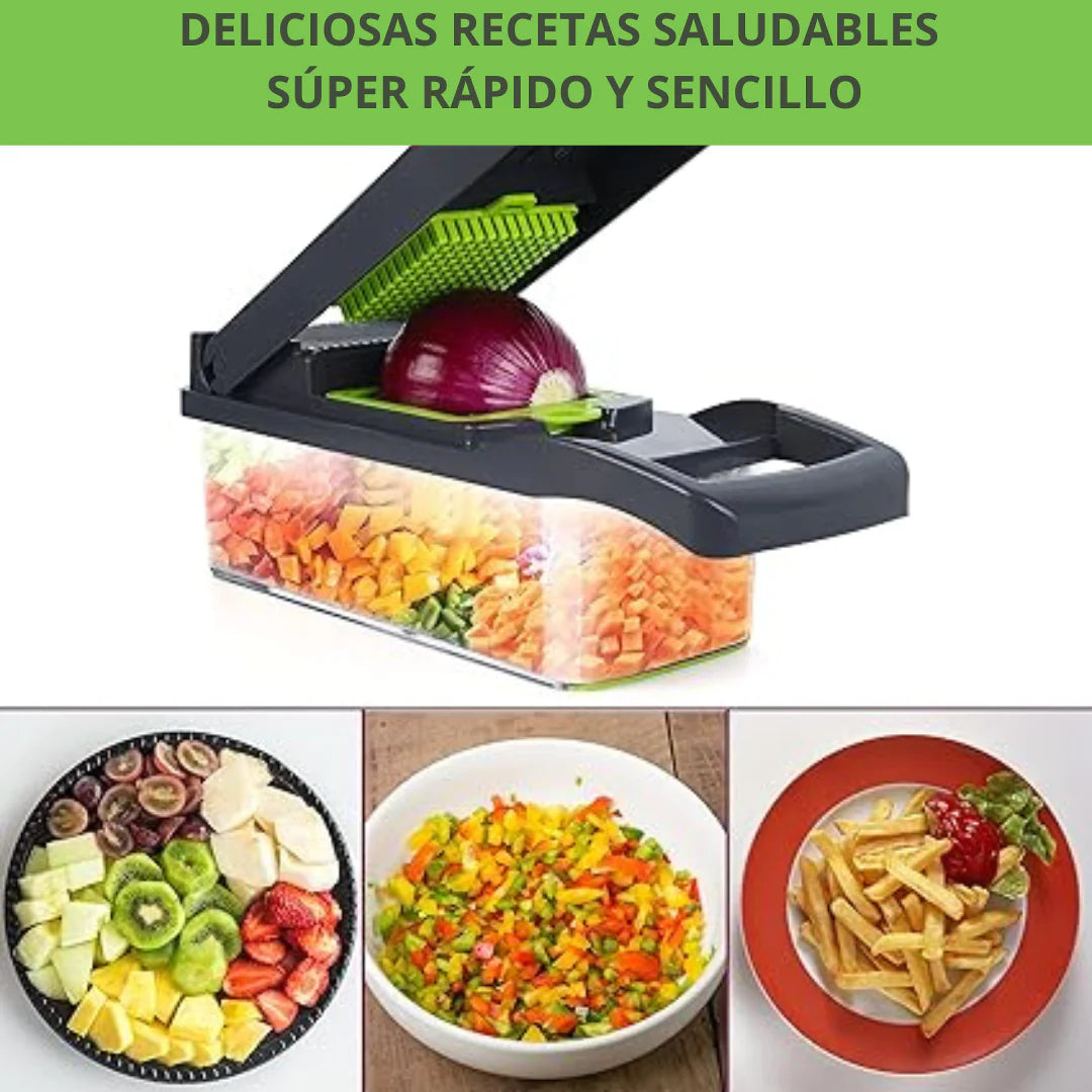 Cortadora de verduras 12 en 1