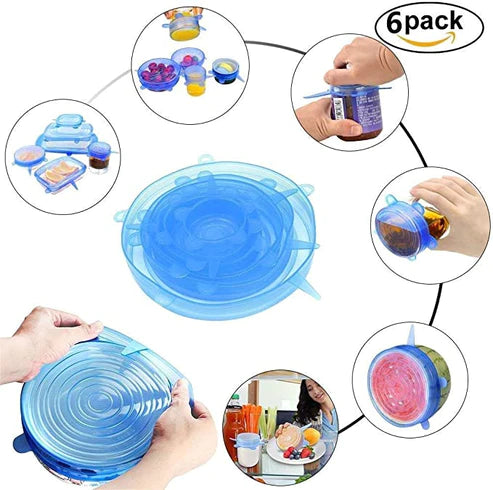 Tapas de silicona reutilizables