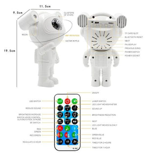 Lámpara Proyector Astronauta Led
