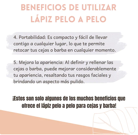 Lapiz para cejas y barba TM