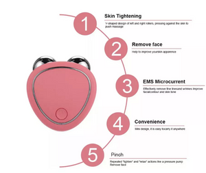 Mini masajeador microcorriente facial