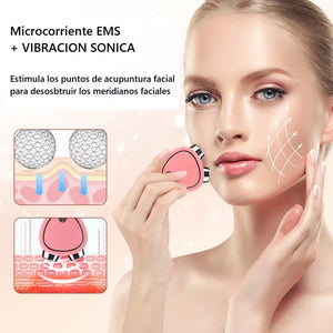 Mini masajeador microcorriente facial