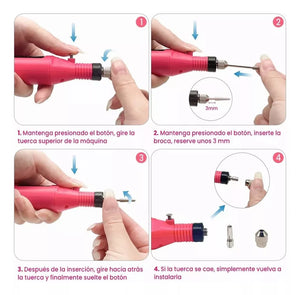 Pulidora eléctrica de uñas