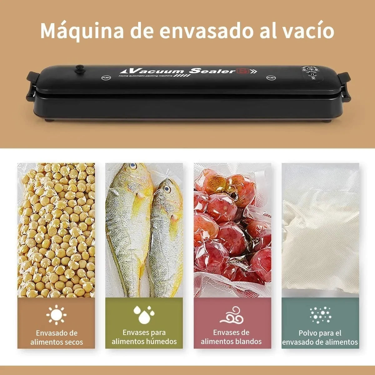 Selladora al vacío automática