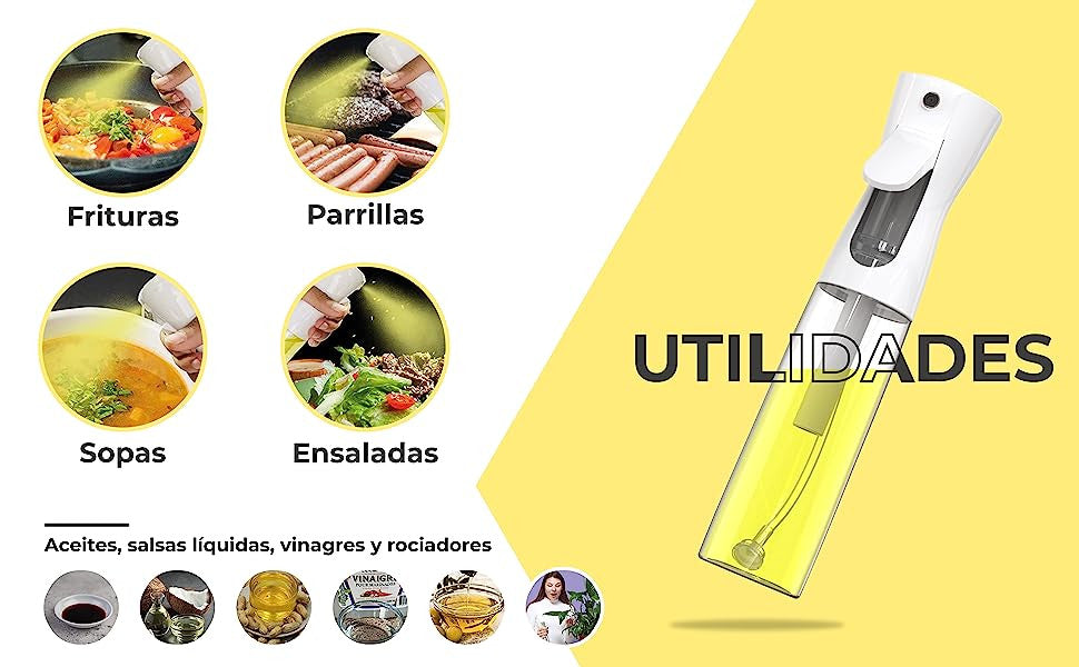 Spray Pulverizador de Aceite Para Cocina